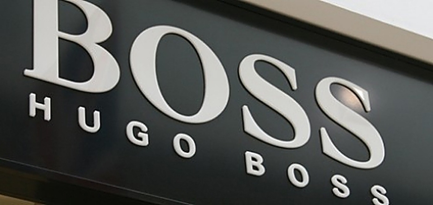 Signage for Hugo Boss